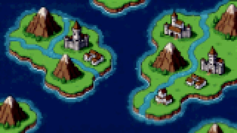 Game island pixel art result