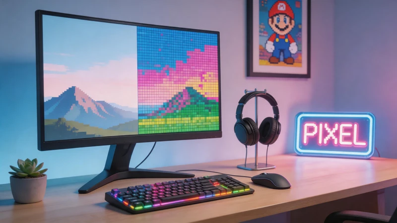Making a pixel art grid from an image