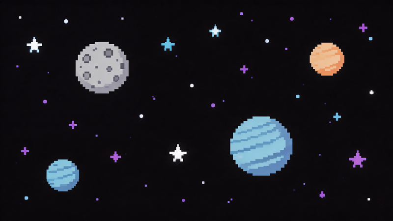 space-pixel-art
