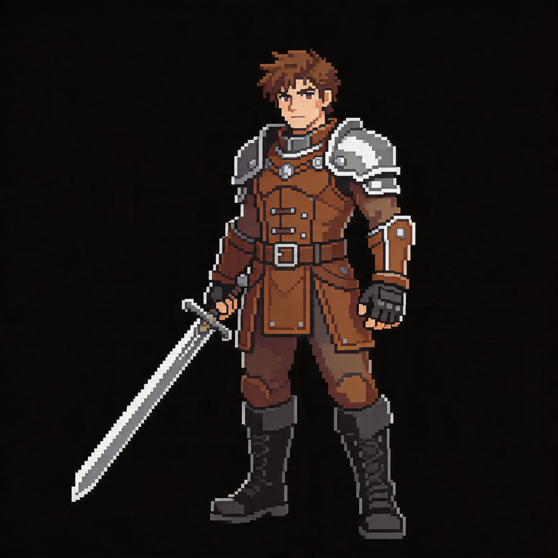 色数やコントラストでスプライト向きに調整するイメージ