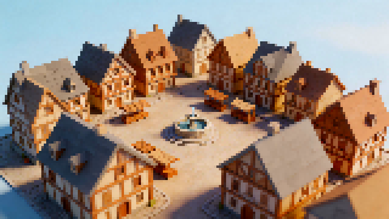town-pixel-art