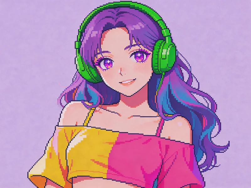 Pixel art avatar maker hero preview